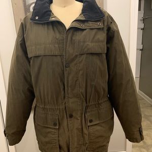 Men’s winter jacket with zip-out down lining